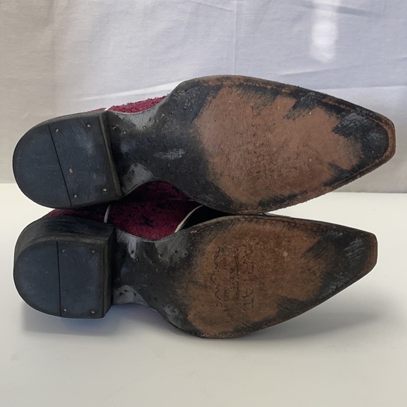 ARIAT Live Out Loud Pink Sugar Skull Gypsy Rose embroidered Cowboy Boots 7 7.5 - Picture 7 of 12